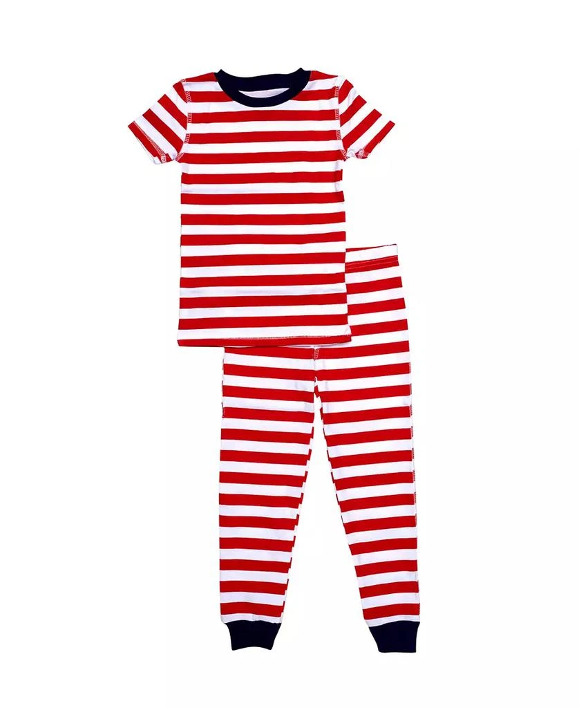 商品Pajamas for Peace|Love Stripe Baby Boys and Girls 2-Piece Pajama Set,价格¥210,第2张图片详细描述