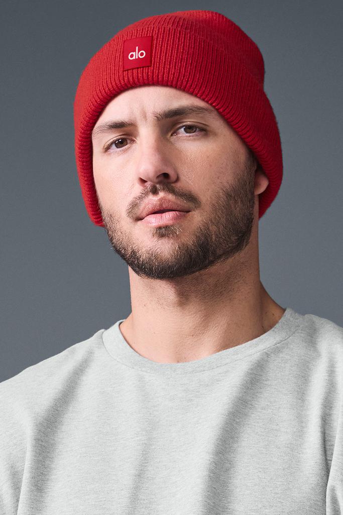 ALO YOGA | ✨NEW✨ Notable Beanie in Bright Red Alo yoga Notable Beanie New | Mercari main image 4