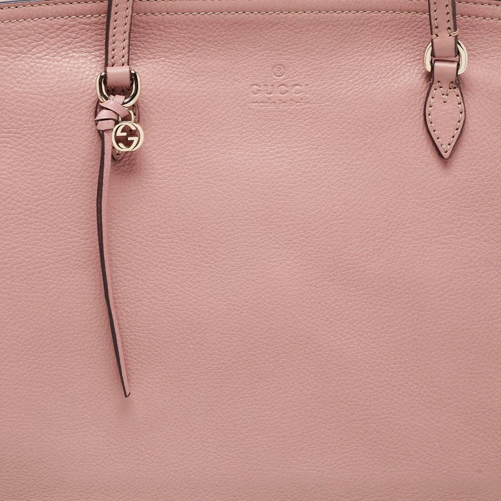 商品[二手商品] Gucci|Gucci Dusty Pink Pebbled Leather Bree Tote,价格¥4147,第5张图片详细描述