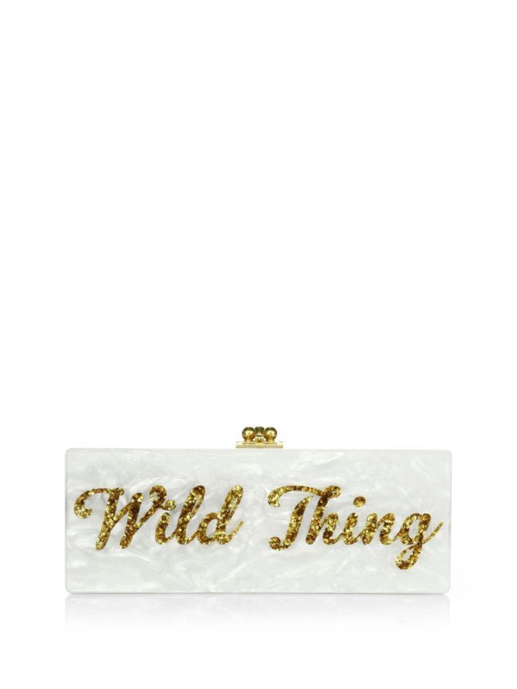 商品Edie Parker|Edie Parker Flavia Wild Thing Acrylic Clutch,价格¥5874,第1张图片
