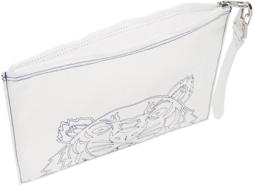 商品Kenzo|White Large Kampus Pouch,价格¥692,第3张图片详细描述