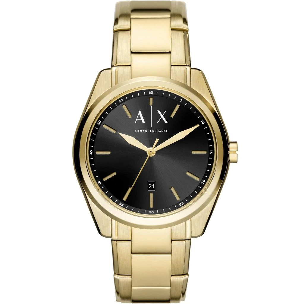 商品Armani Exchange|Armani Exchange Men's Black dial Watch,价格¥1251,第1张图片