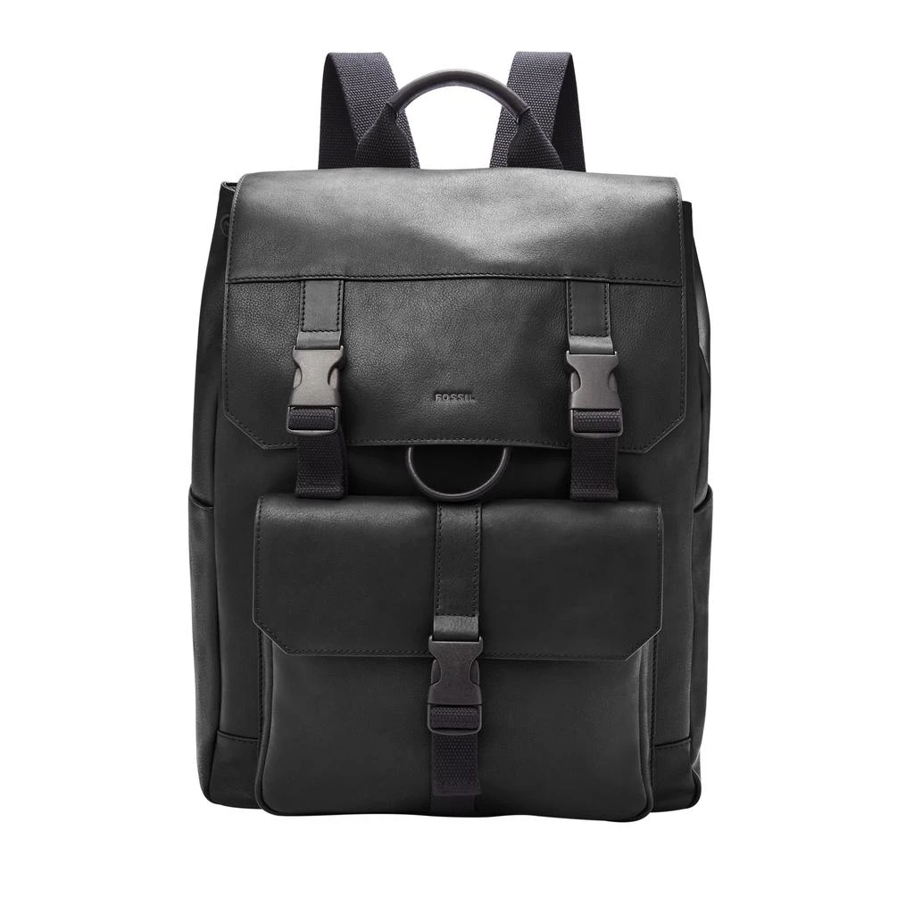 商品[国内直发] Fossil|男士真皮双肩包 电脑包,价格¥617,第1张图片