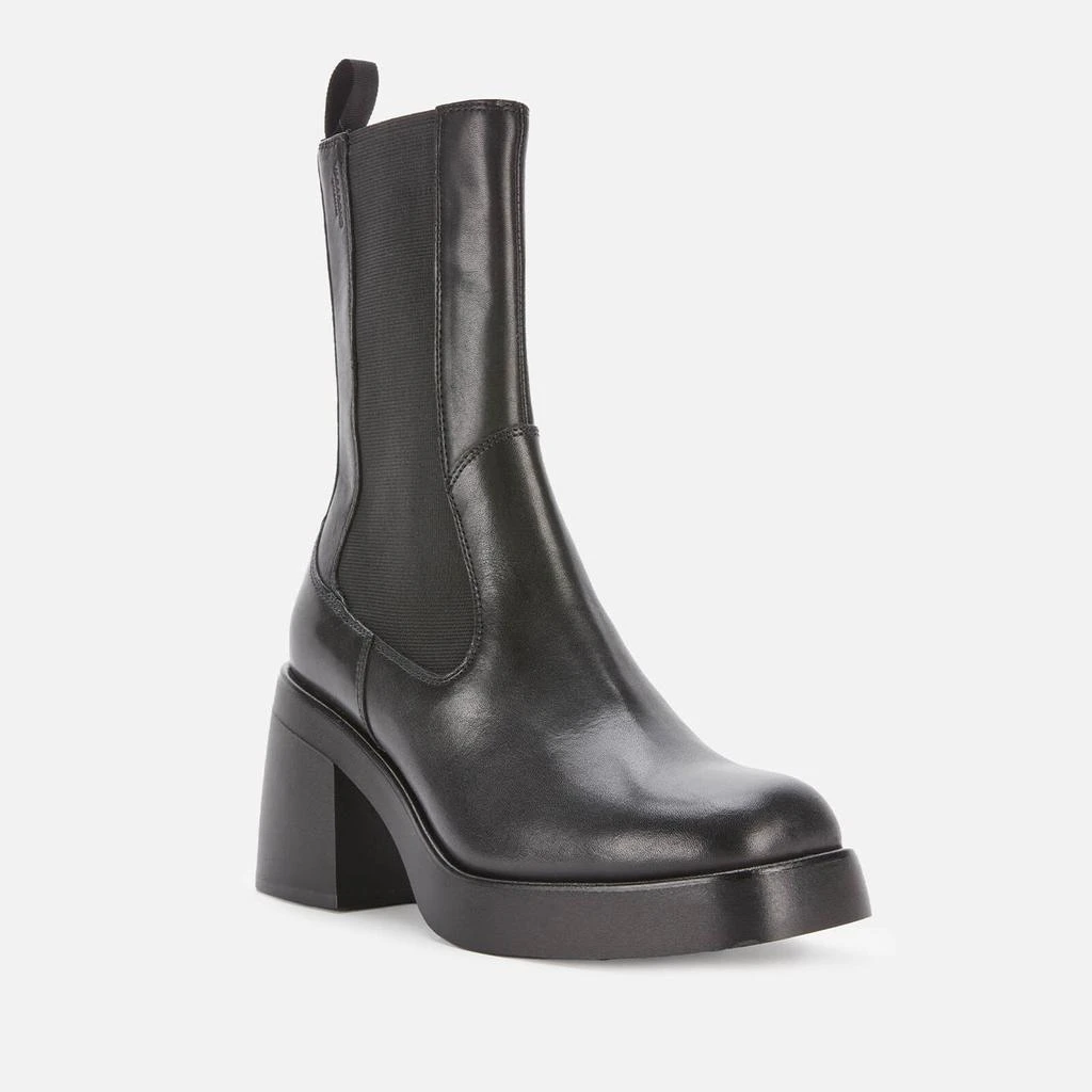 商品Vagabond|Vagabond Women's Brooke Leather Heeled Chelsea Boots - Black,价格¥478,第2张图片详细描述