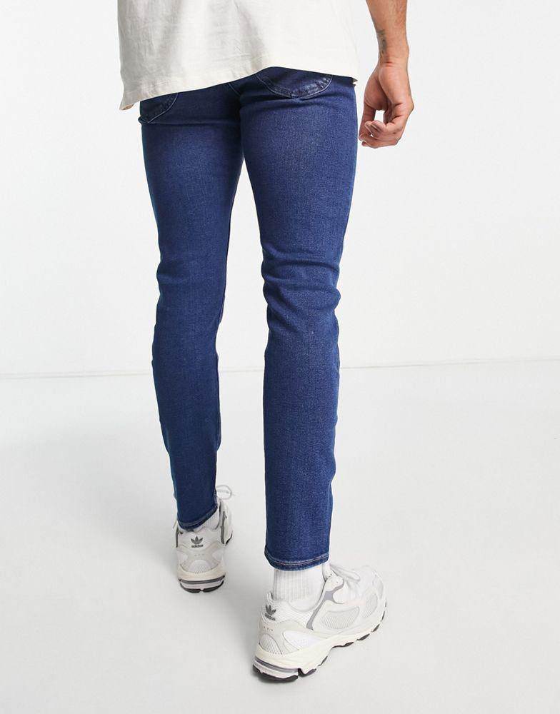 Lee Malone skinny fit jeans in mid wash商品第2张图片规格展示