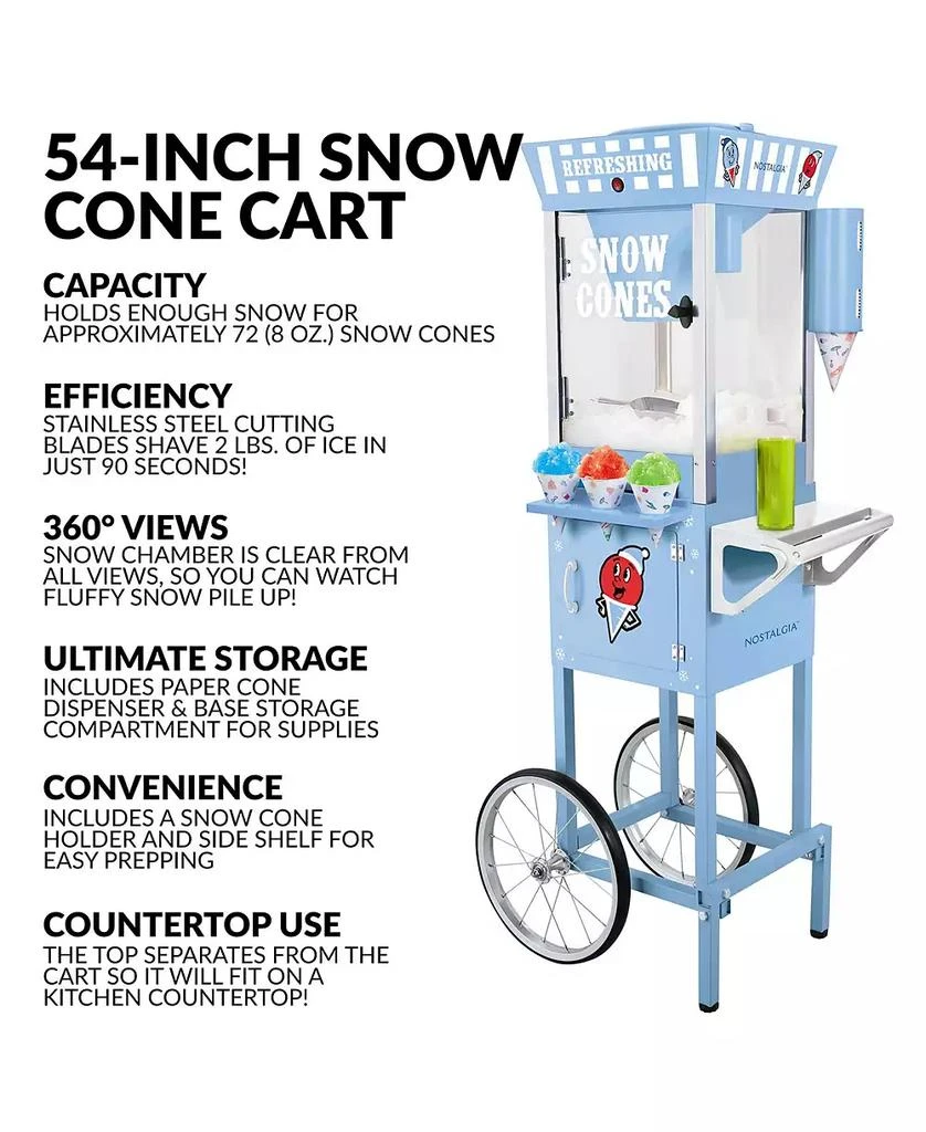 SCC200 Snow Cone Cart - 54 Inches Tall 商品