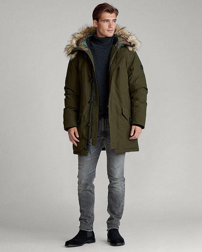 商品Ralph Lauren|Faux Fur Trim Down Parka,价格¥2570,第4张图片详细描述