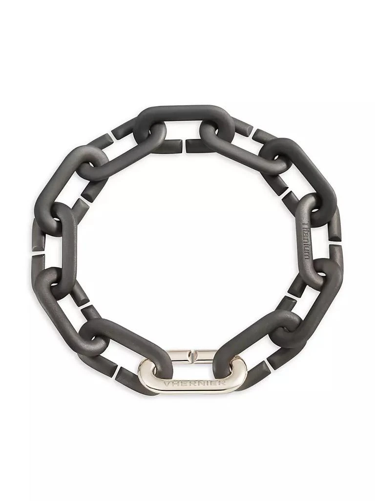 商品Vhernier|Mon Jeu 18K White Gold & Titanium Chain Bracelet,价格¥10991,第1张图片