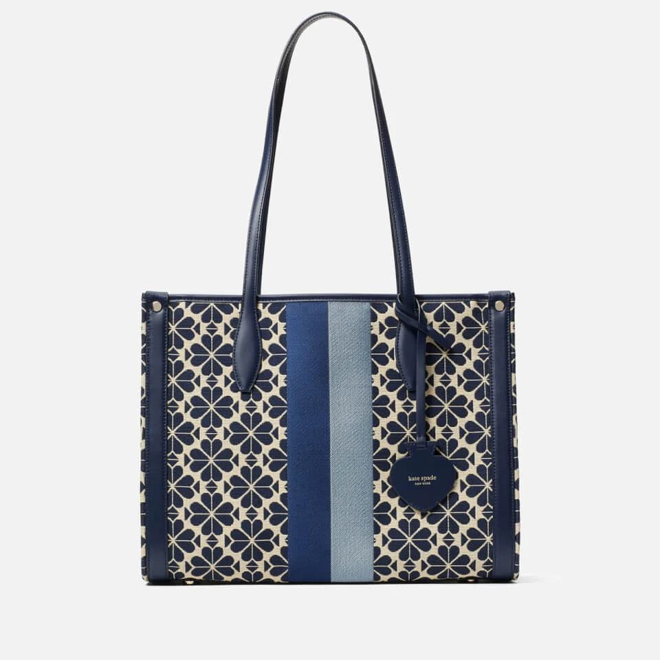 商品Kate Spade|Kate Spade New York Women's Spade Flower Market Tote Bag - Blue Multi,价格¥1595,第1张图片