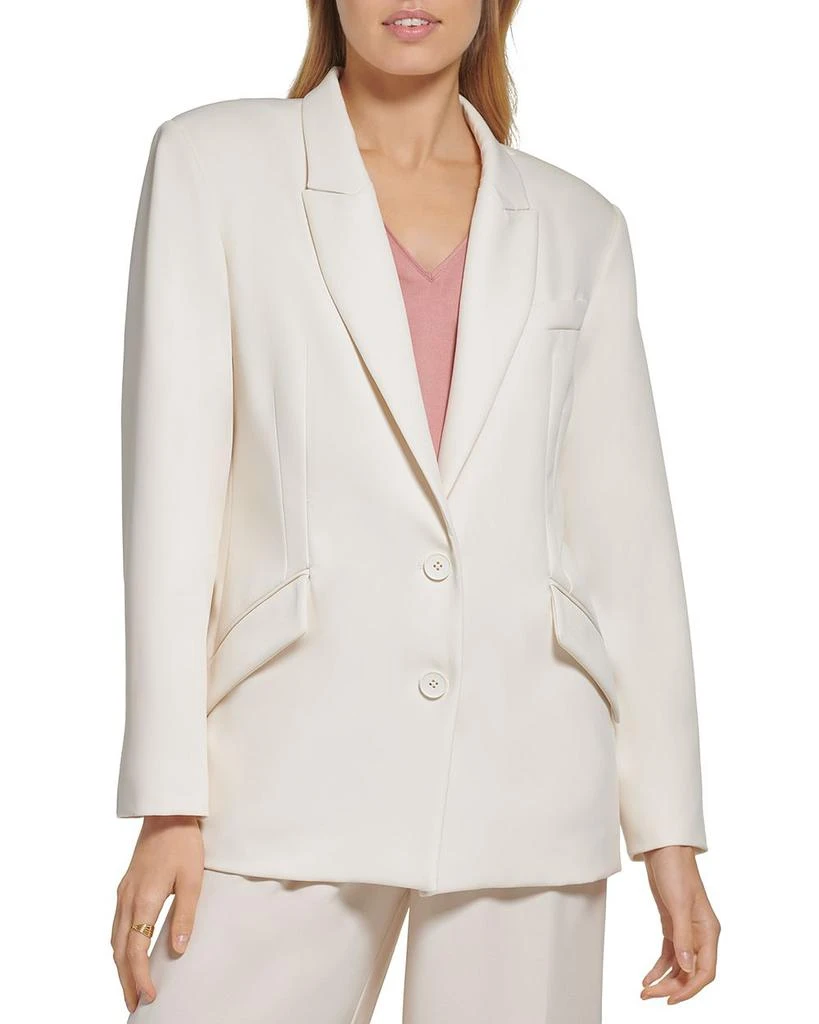 Notched Collar Two Button Blazer 商品