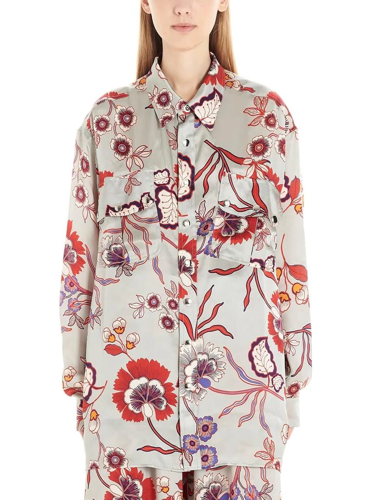 商品Faith Connexion|Faith Connexion Floral Printed Silk Shirt,价格¥3013,第1张图片