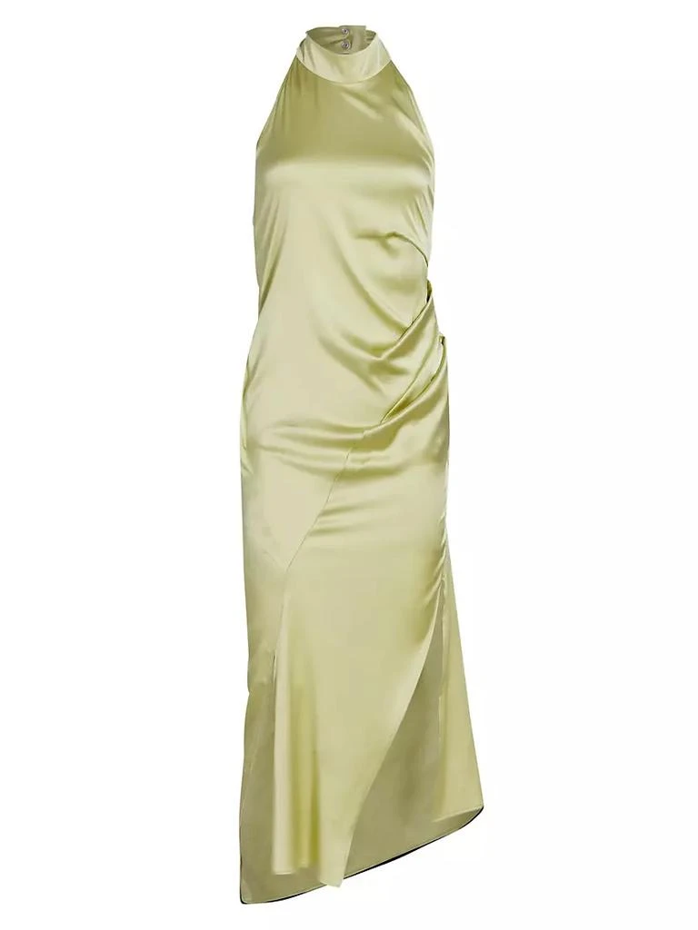 商品Helmut Lang|Silk Draped Midi-Dress,价格¥1218,第1张图片