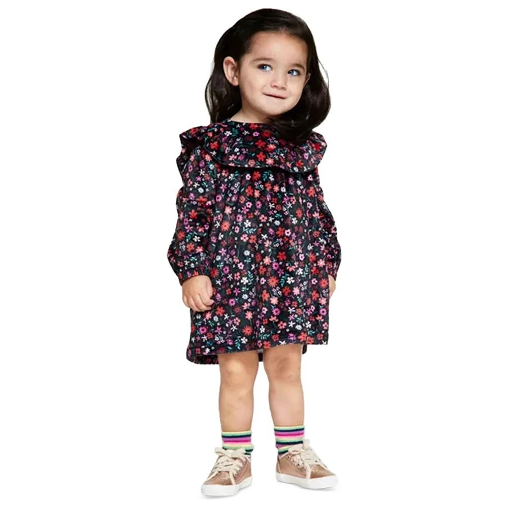 商品First Impressions|Baby Girls Floral Ruffled Dress, Created for Macy's,价格¥127,第1张图片