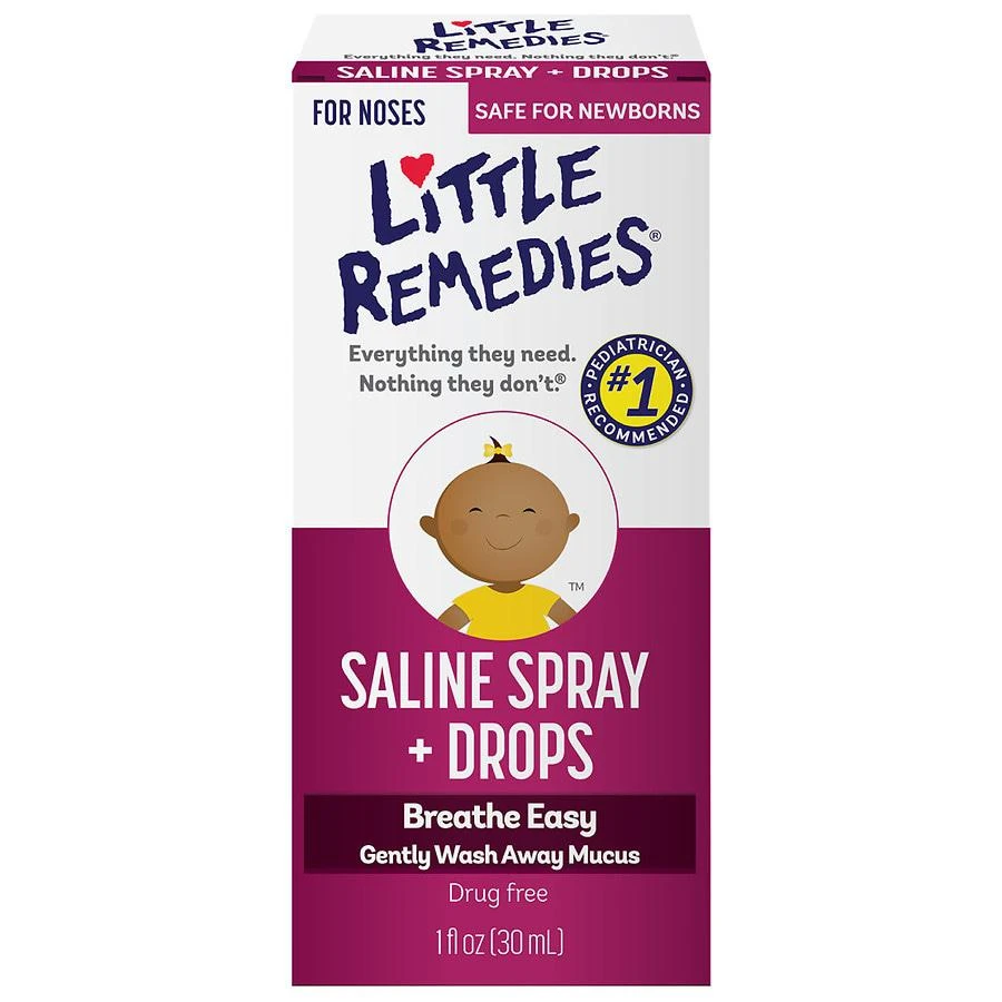 商品Little Remedies|Saline Spray and Drops,价格¥53,第1张图片