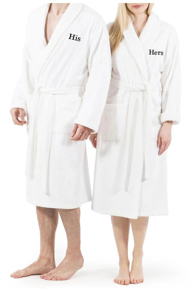 商品Linum Home Textiles|Embroidered 'Hers' Terry Bathrobe,价格¥700,第2张图片详细描述