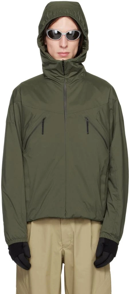 商品Goldwin 0|Taupe Padded Interliner Reversible Jacket,价格¥2820,第1张图片