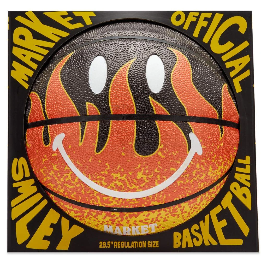 商品MARKET|Market Smiley Flame Basketball,价格¥400,第4张图片详细描述