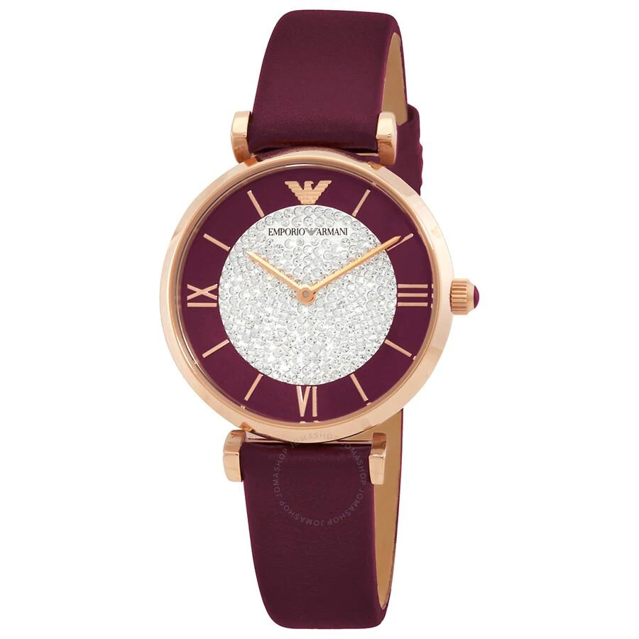 商品Emporio Armani|Quartz Purple Dial Ladies Watch AR11487,价格¥851,第1张图片