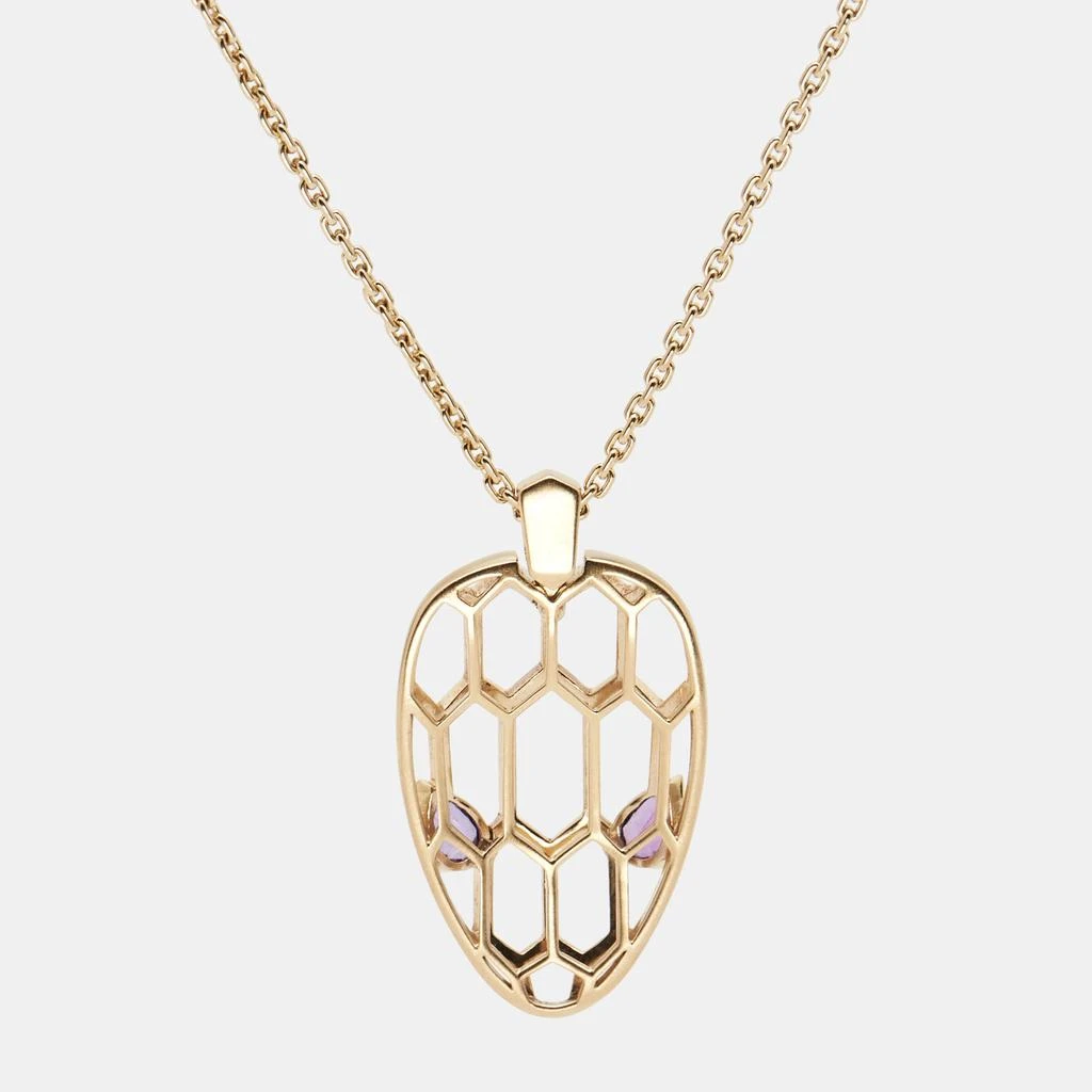 商品[二手商品] BVLGARI|Bvlgari Serpenti Seduttori Amethyst 18k Rose Gold Pendant Necklace,价格¥22076,第3张图片详细描述