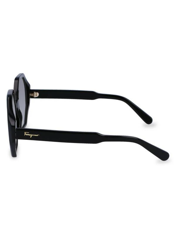 商品Salvatore Ferragamo|55MM Geometric Sunglasses,价格¥547,第4张图片详细描述