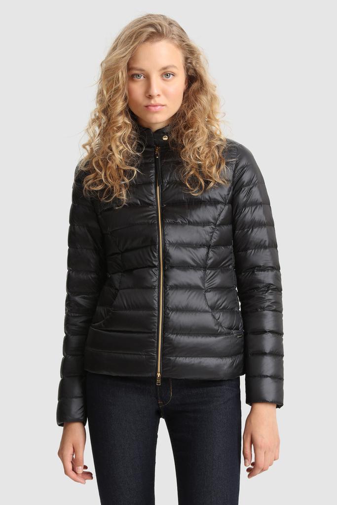 Abbie Quilted Jacket in Satin Nylon商品第1张图片规格展示