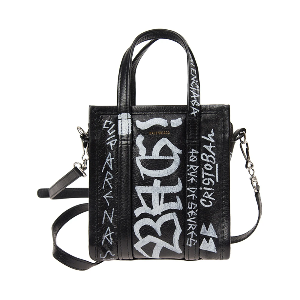 商品[国内直发] Balenciaga|Balenciaga 巴黎世家 黑色牛皮女士手提包 513988-0FE0N-1090,价格¥9288,第1张图片
