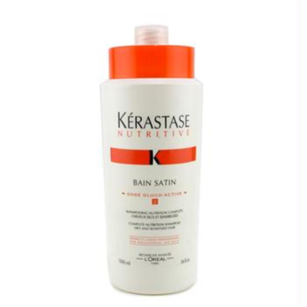 Kerastase Nutritive Bain Satin 2 Complete Nutrition Shampoo - For Dry & Sensitised Hair - 1000ml/34oz商品第1张图片规格展示