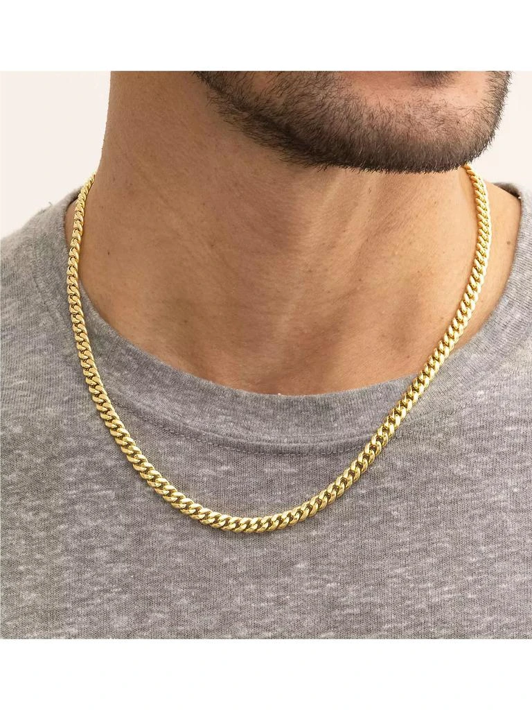 商品Oradina|14K Yellow Solid Gold Estate Cuban Bold Chain,价格¥15932,第3张图片详细描述