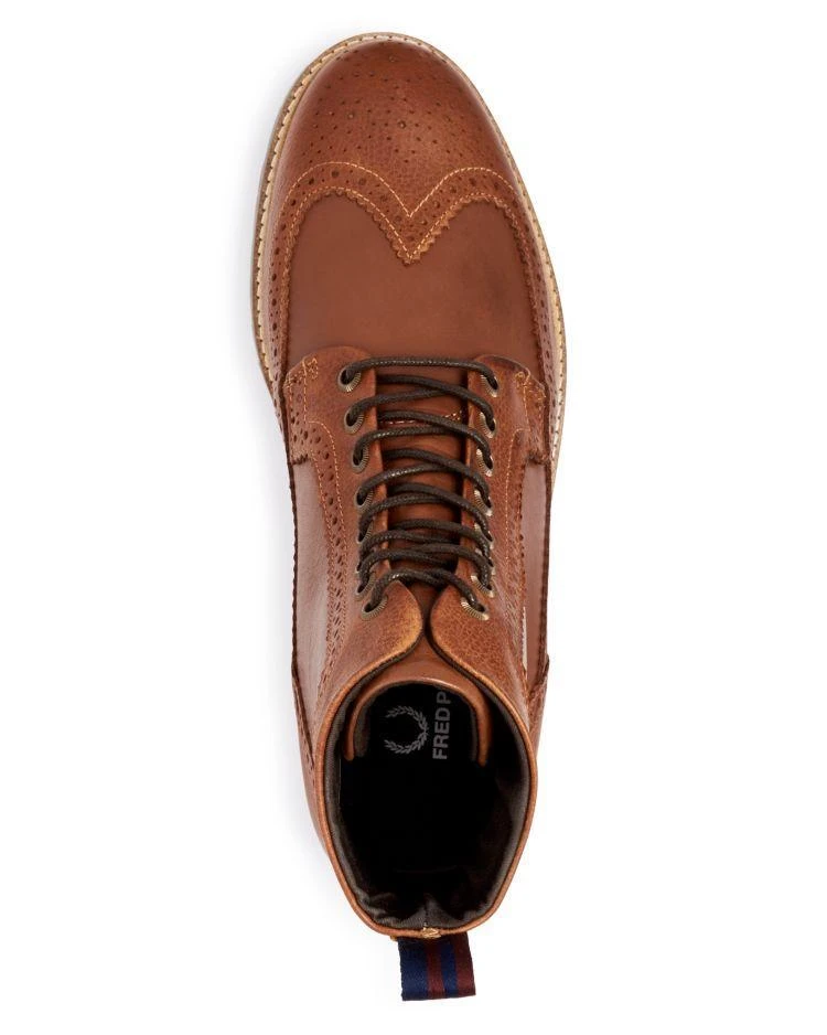 商品Fred Perry|Northgate Wingtip Lace Up Boots,价格¥1014,第2张图片详细描述