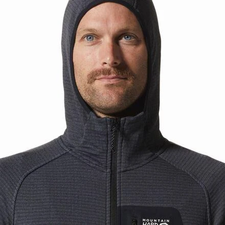 商品Mountain Hardwear|Polartec Power Grid Full-Zip Hoodie - Men's,价格¥953,第5张图片详细描述