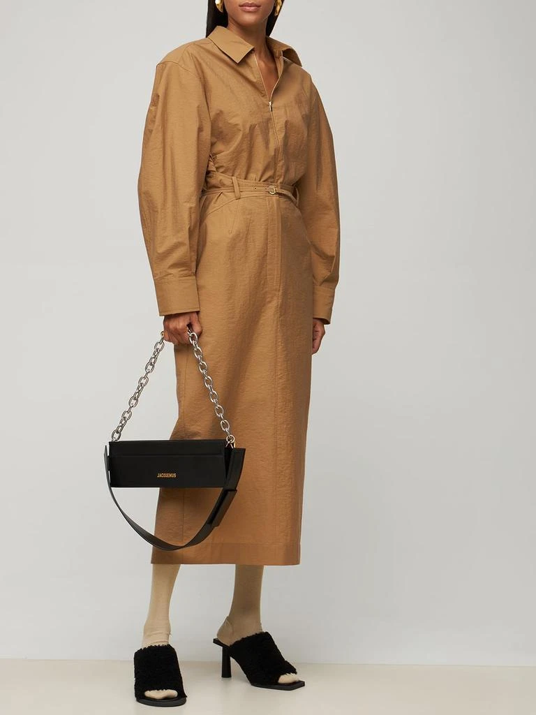 商品Jacquemus|La Robe Uzco Cotton Canvas Midi Dress,价格¥1533,第1张图片详细描述