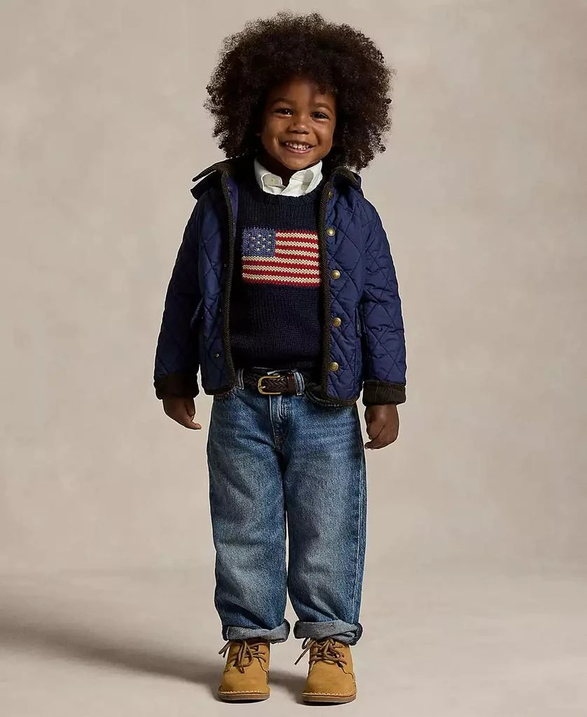 商品Ralph Lauren|Toddler and Little Boys Hooded Barn Jacket,价格¥252,第2张图片详细描述