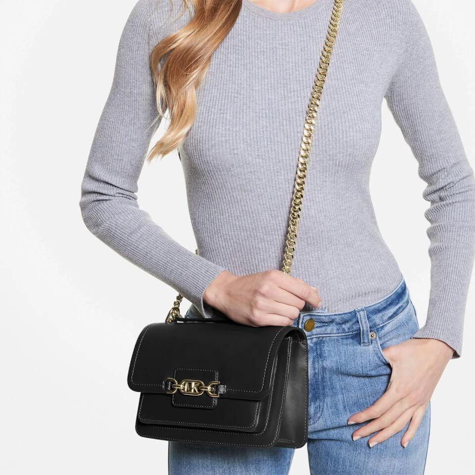 商品Michael Kors|MICHAEL Michael Kors Women's Heather Large Shoulder Bag - Black,价格¥1584,第2张图片详细描述