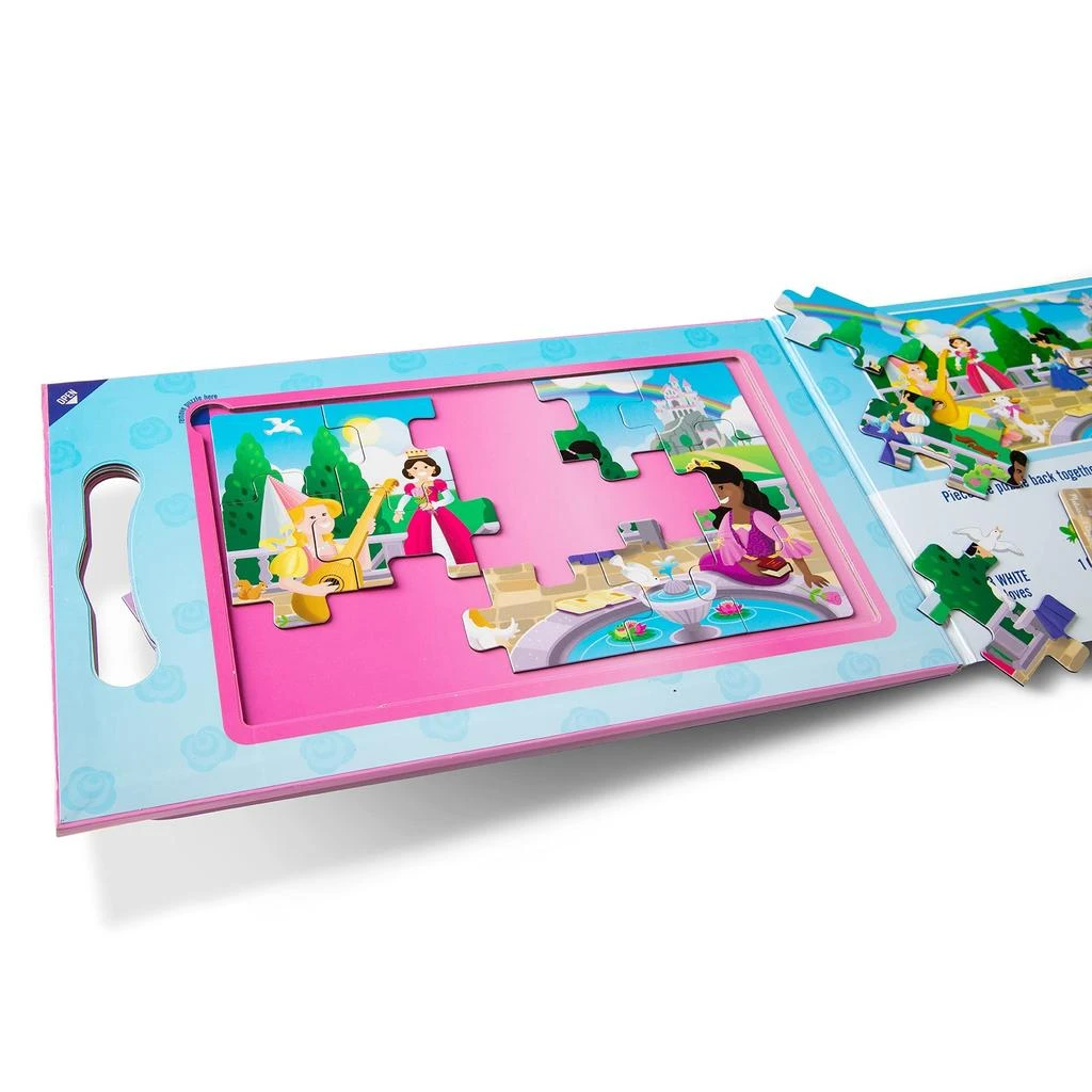 商品Melissa & Doug|Melissa & Doug Magnetic Take-Along Jigsaw Bundle - Farm/Princesses,价格¥130,第3张图片详细描述