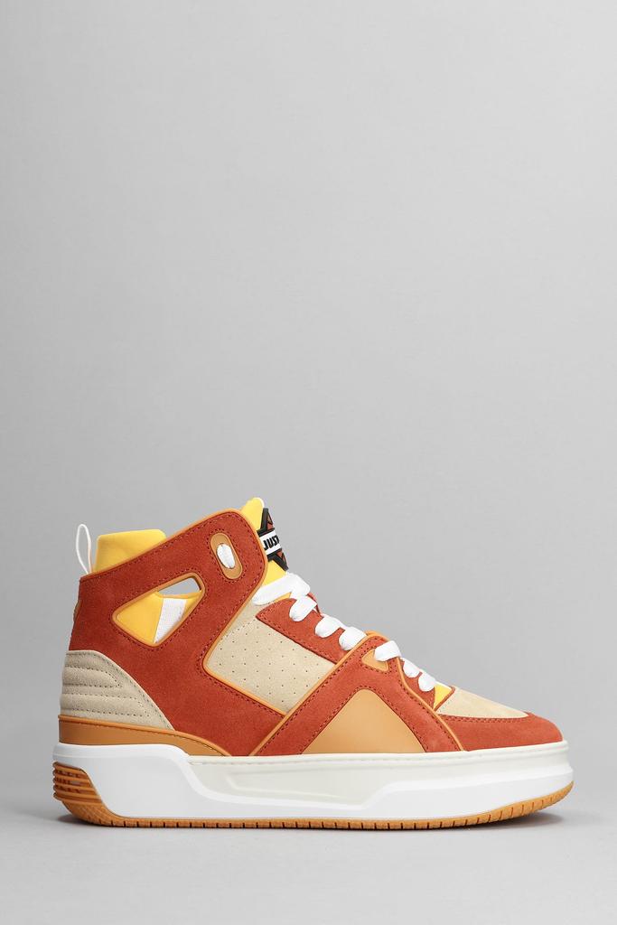 Just Don Sneakers In Orange Suede商品第1张图片规格展示