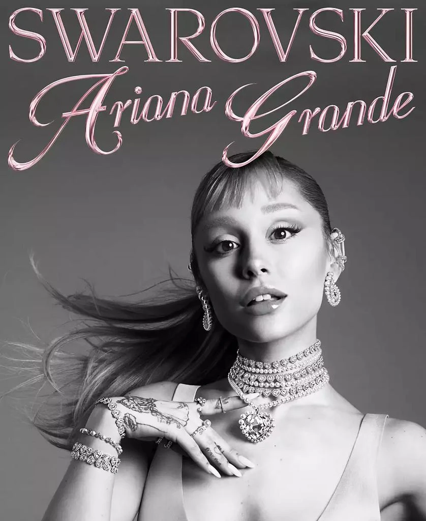 商品Swarovski|Ariana Grande x Round Cut White Rhodium Plated Bracelet,价格¥1401,第3张图片详细描述