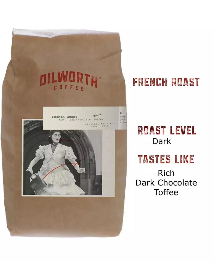 商品Dilworth Coffee|Dark Roast Ground Coffee - French Roast, Pack of 2,价格¥217,第2张图片详细描述