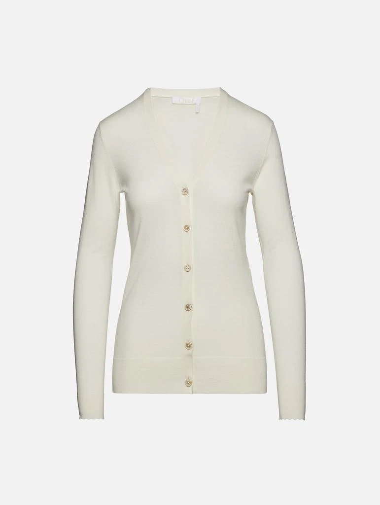 商品Chloé|Merino Knit Cardigan,价格¥1626,第1张图片