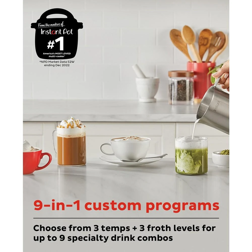 商品Instant pot|Magic Froth™ 9-in-1 Stainless Steel Frother,价格¥371,第2张图片详细描述