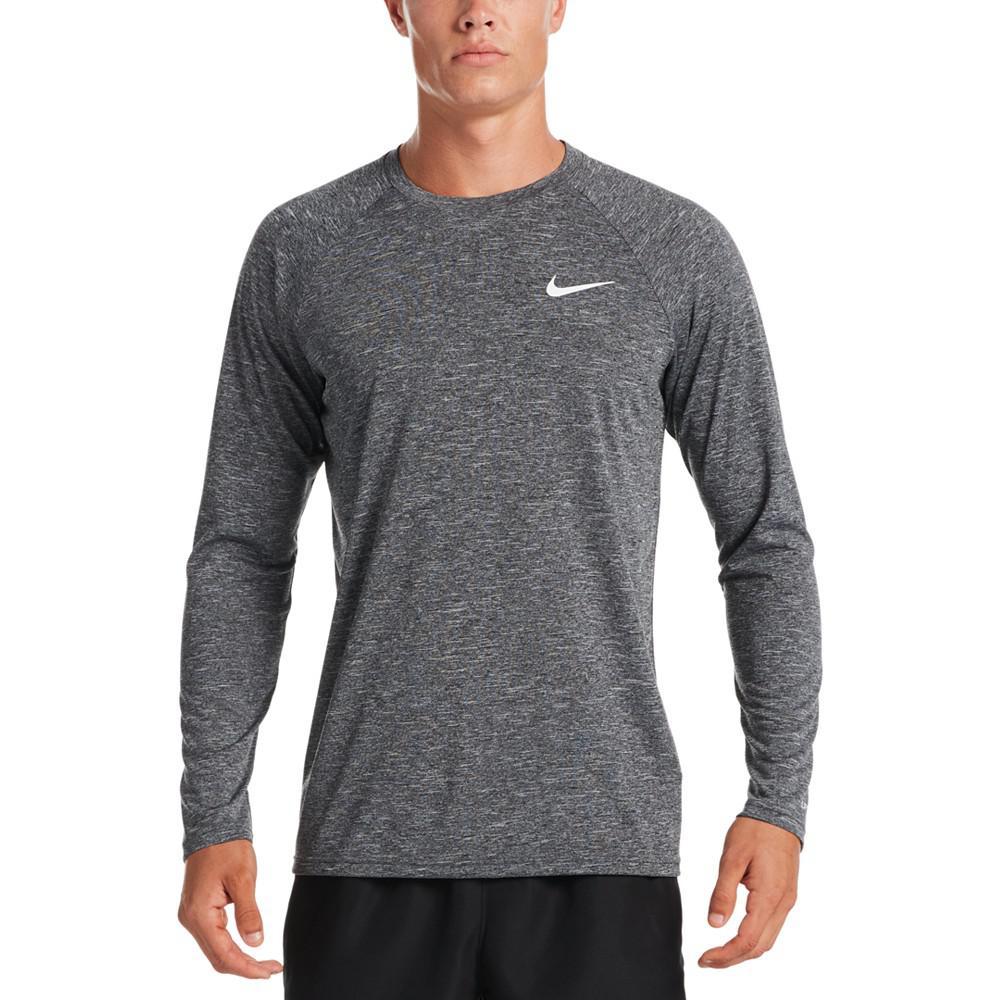 商品NIKE|Men's Heather Hydroguard Long Sleeve Swim T-Shirt,价格¥318,第1张图片