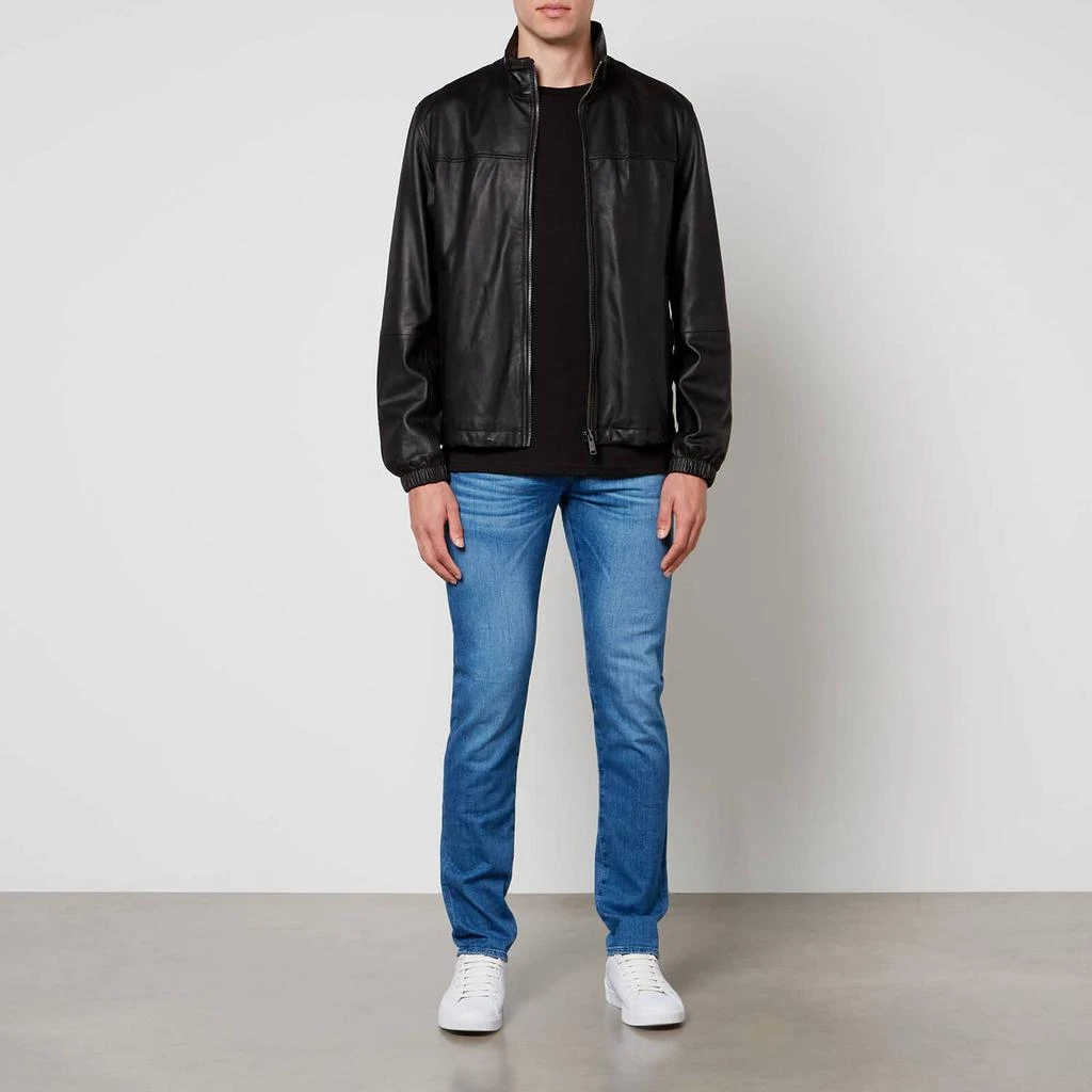 商品Hugo Boss|BOSS Orange Jasis Leather Jacket,价格¥1921,第3张图片详细描述
