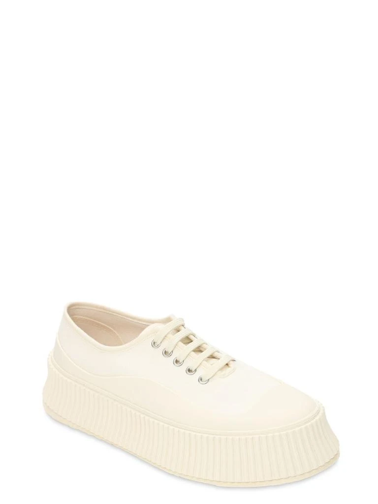 商品Jil Sander|40mm Vulcanized Cotton Canvas Sneakers,价格¥5104,第2张图片详细描述