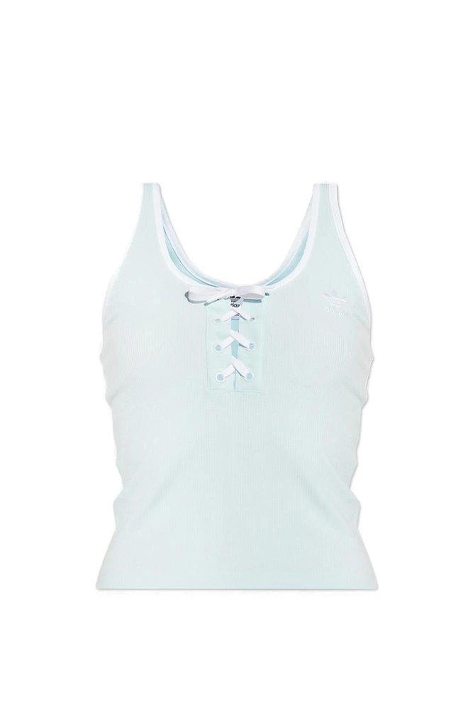 商品Adidas|Adidas Originals Laced Ribbed Tank Top,价格¥105,第1张图片