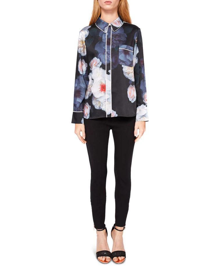 商品Ted Baker London|Lanei Chelsea Contrast Piping Shirt,价格¥926,第3张图片详细描述