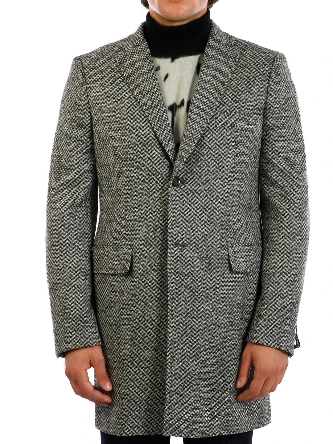 商品【商品预售7天】 TONELLO|TONELLO 男士大衣 01C0401900 灰色,价格¥2335,第1张图片