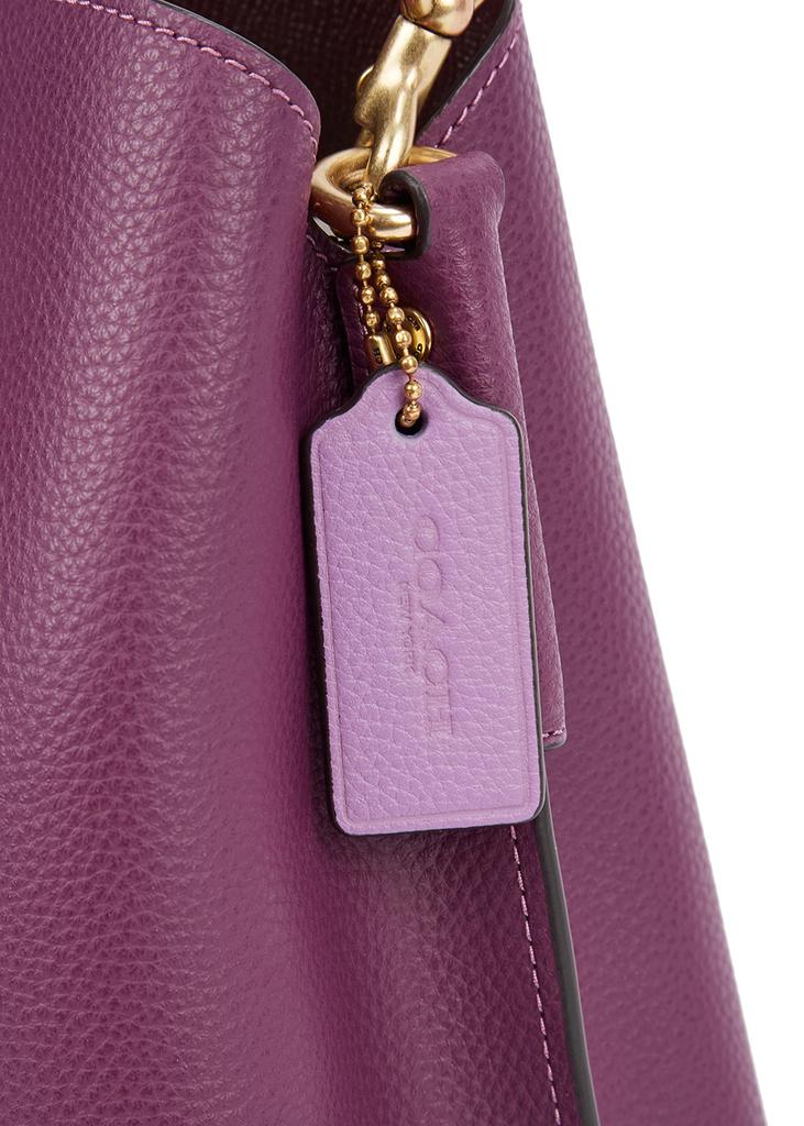 Willow purple leather shoulder bag商品第3张图片规格展示