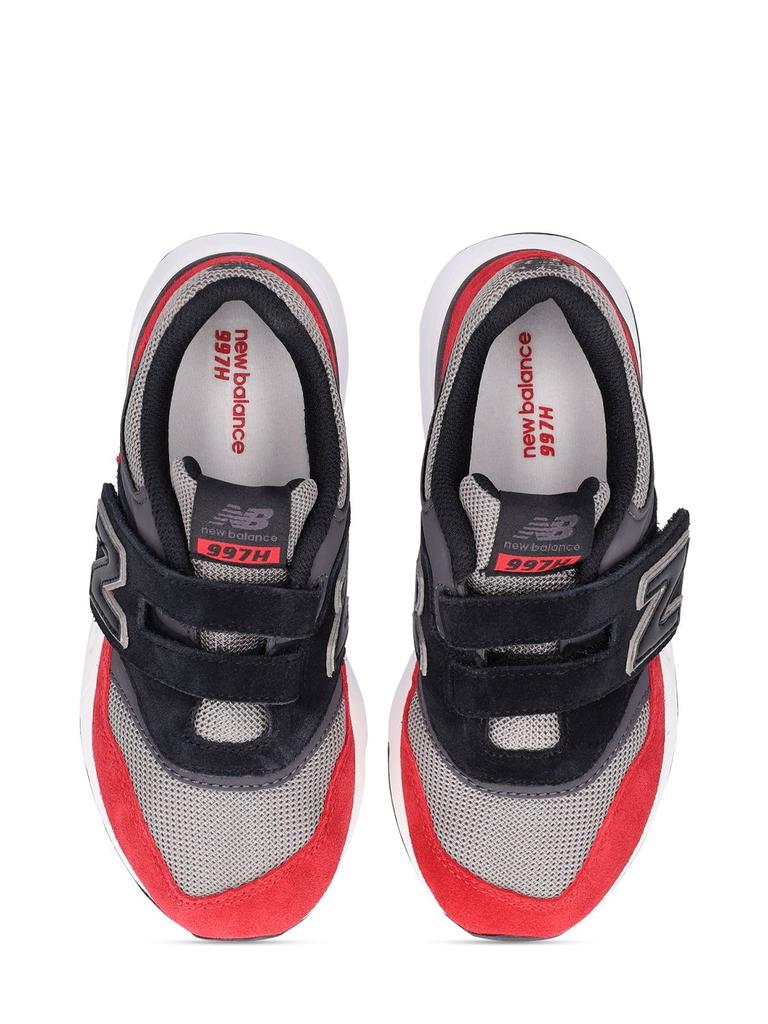 Bb Leather & Mesh Strap Sneakers商品第1张图片规格展示
