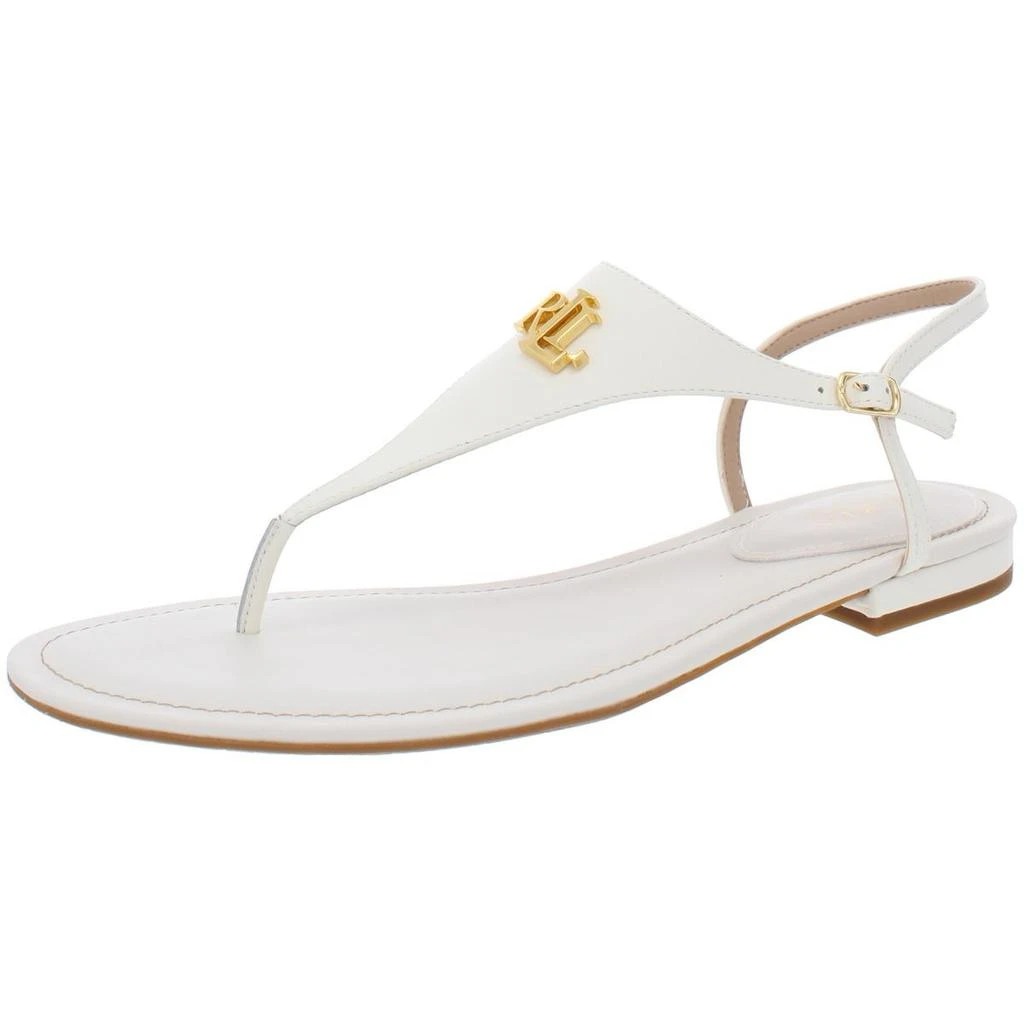 商品Ralph Lauren|Lauren Ralph Lauren Womens Ellington Leather Slingback Sandals,价格¥333,第2张图片详细描述