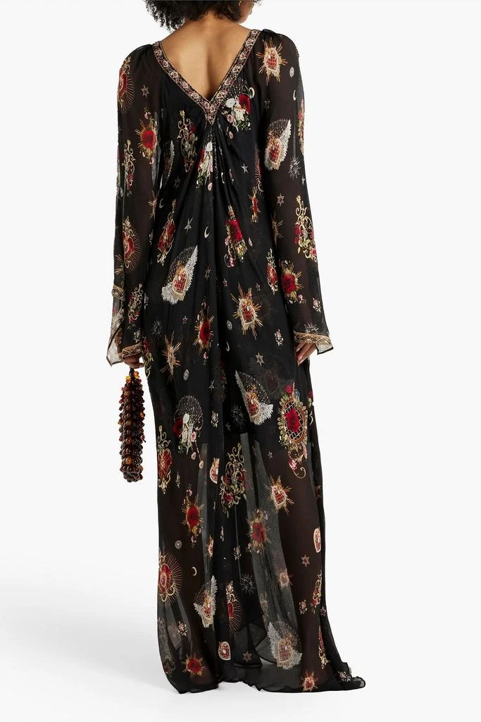 商品Camilla|Embellished printed silk-georgette maxi dress,价格¥3516,第3张图片详细描述