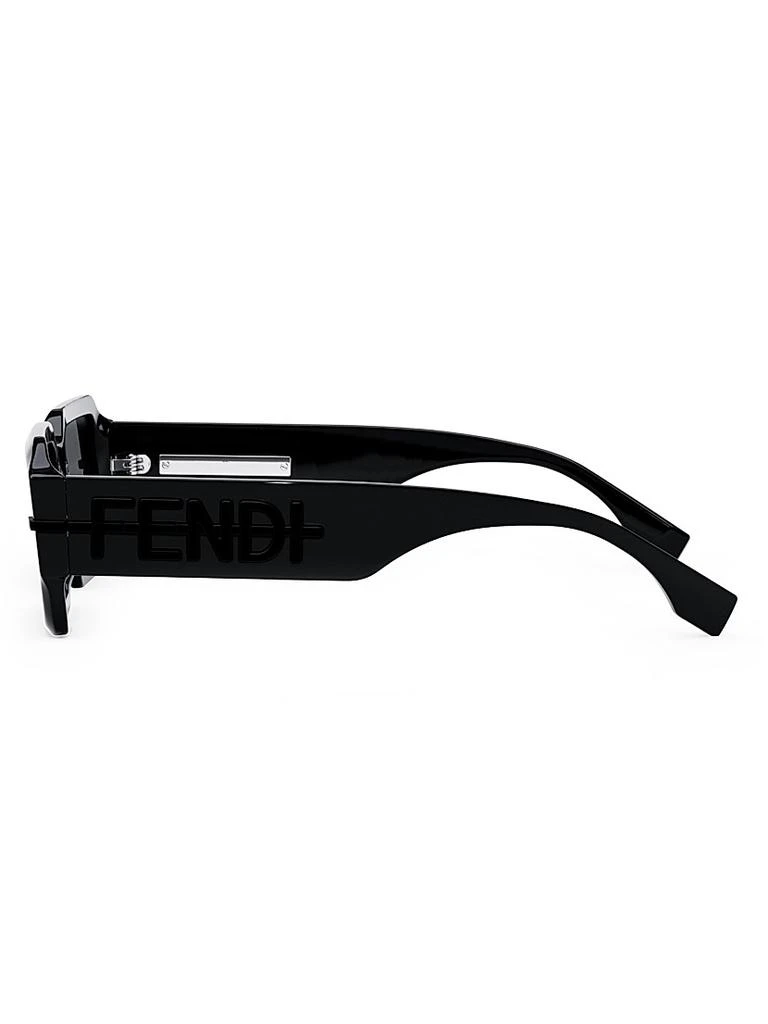 商品Fendi|O'Lock Fendigraphy 52MM Rectangular Sunglasses,价格¥3660,第4张图片详细描述